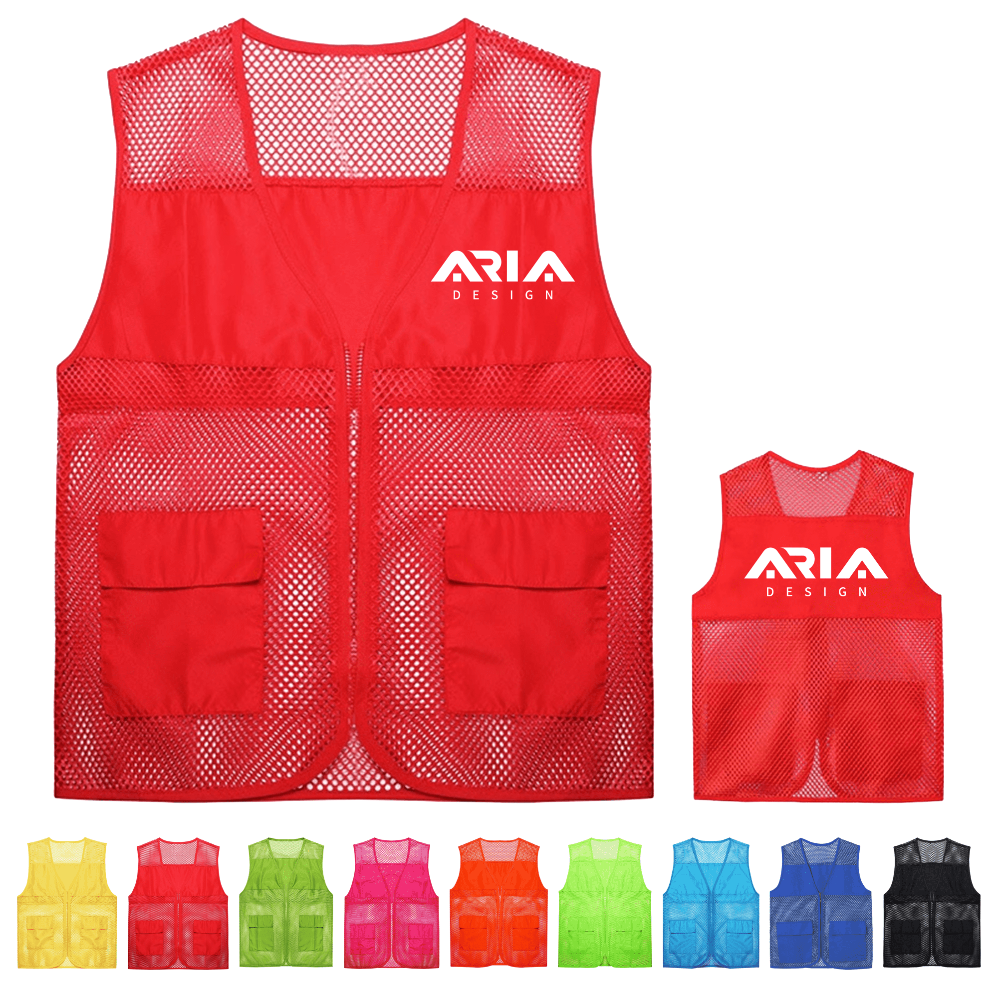 Lightweight Mesh Vest Advertising Shirt 5