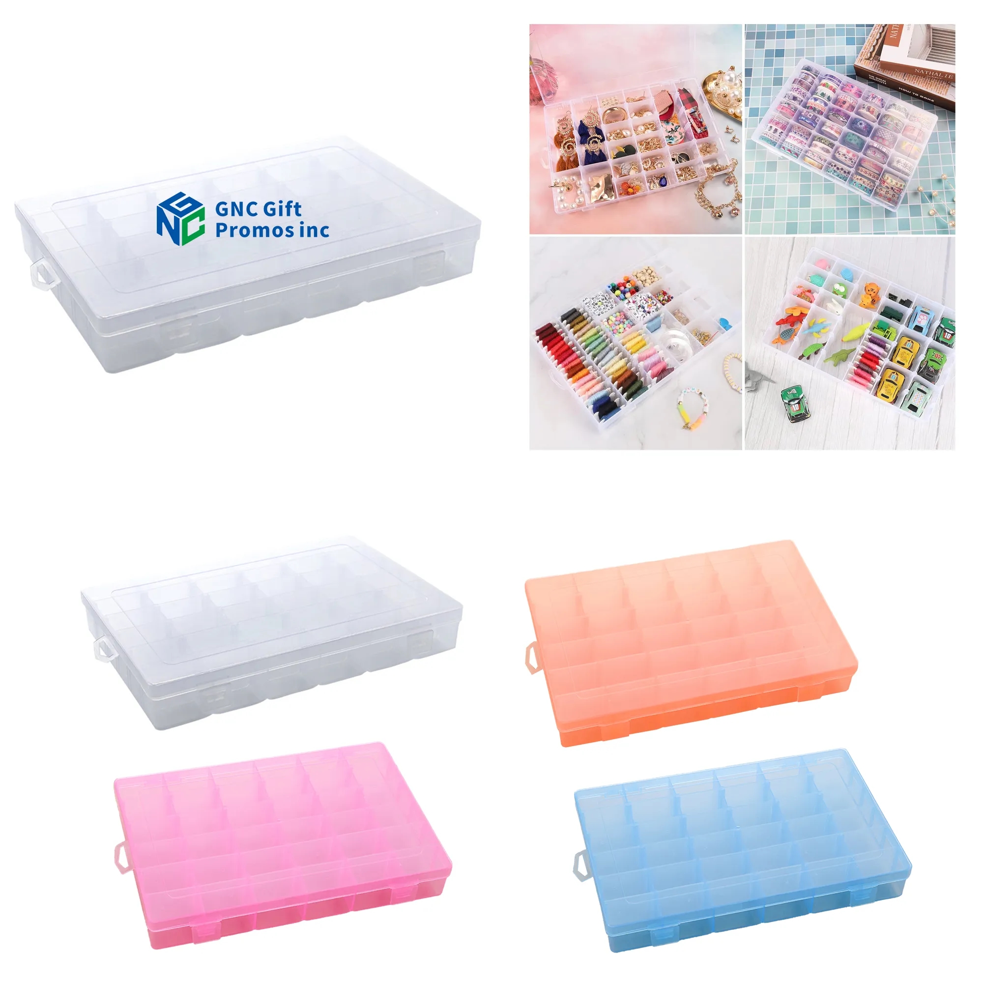 36 Grid Transparent Storage Box 4