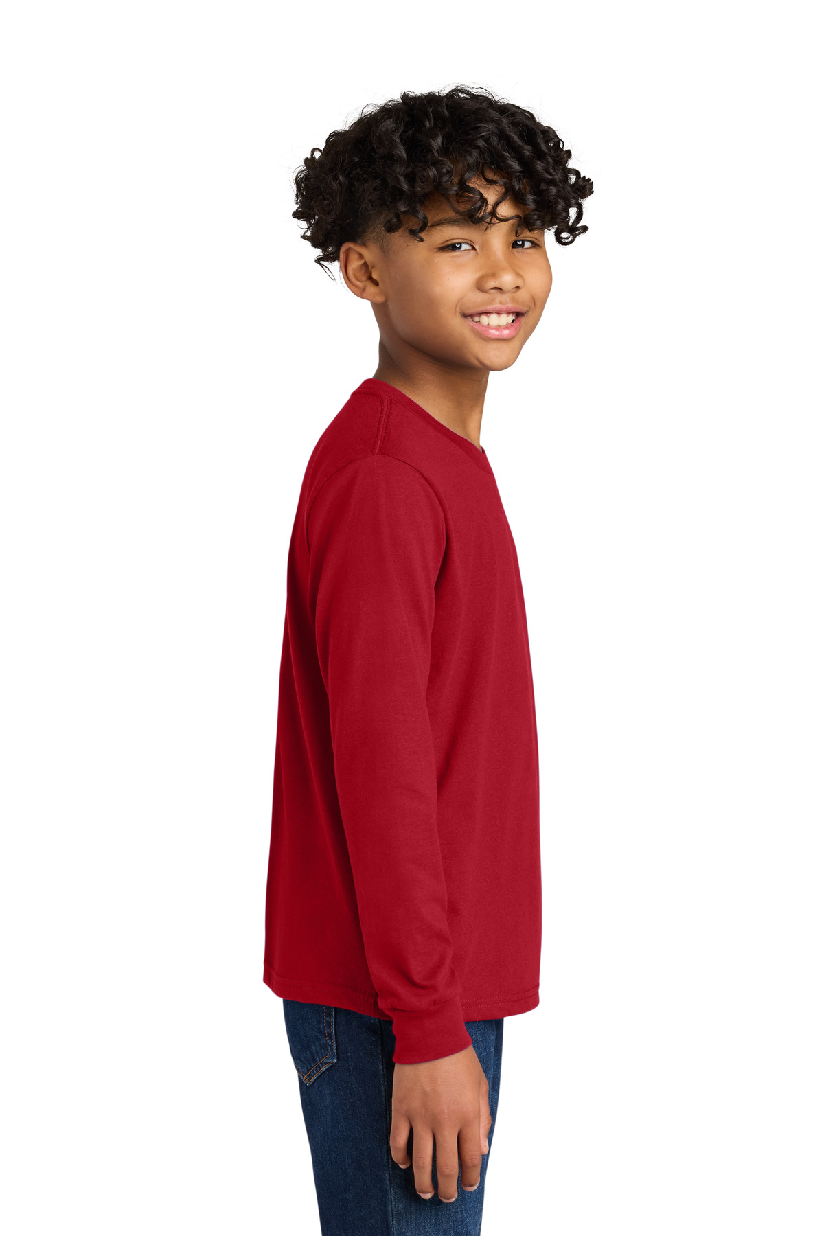 Next Level Apparel Youth Cotton Long Sleeve Tee NL3311 35