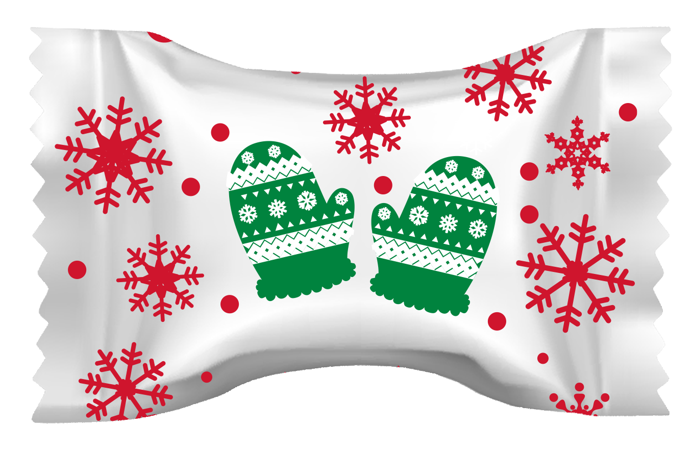 Hard Peppermint Balls in Christmas Assortment Wrappers 1