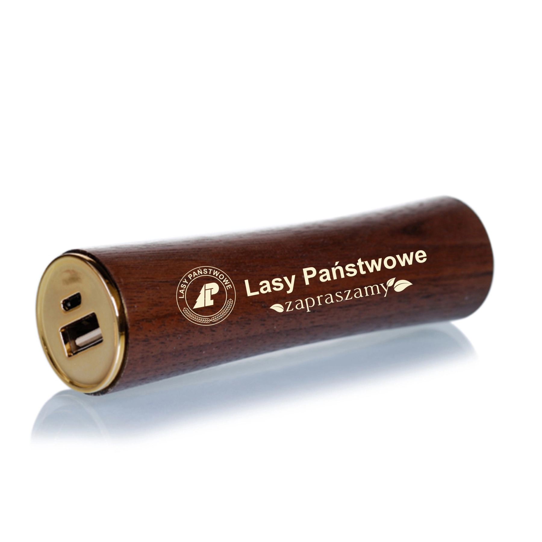 Portable 18650 battery Wooden Charger 2000mAh 2