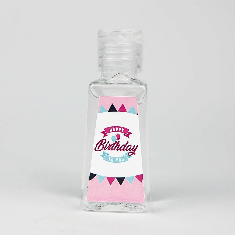 1oz Custom Hand Sanitizer Triangle Bottles 8