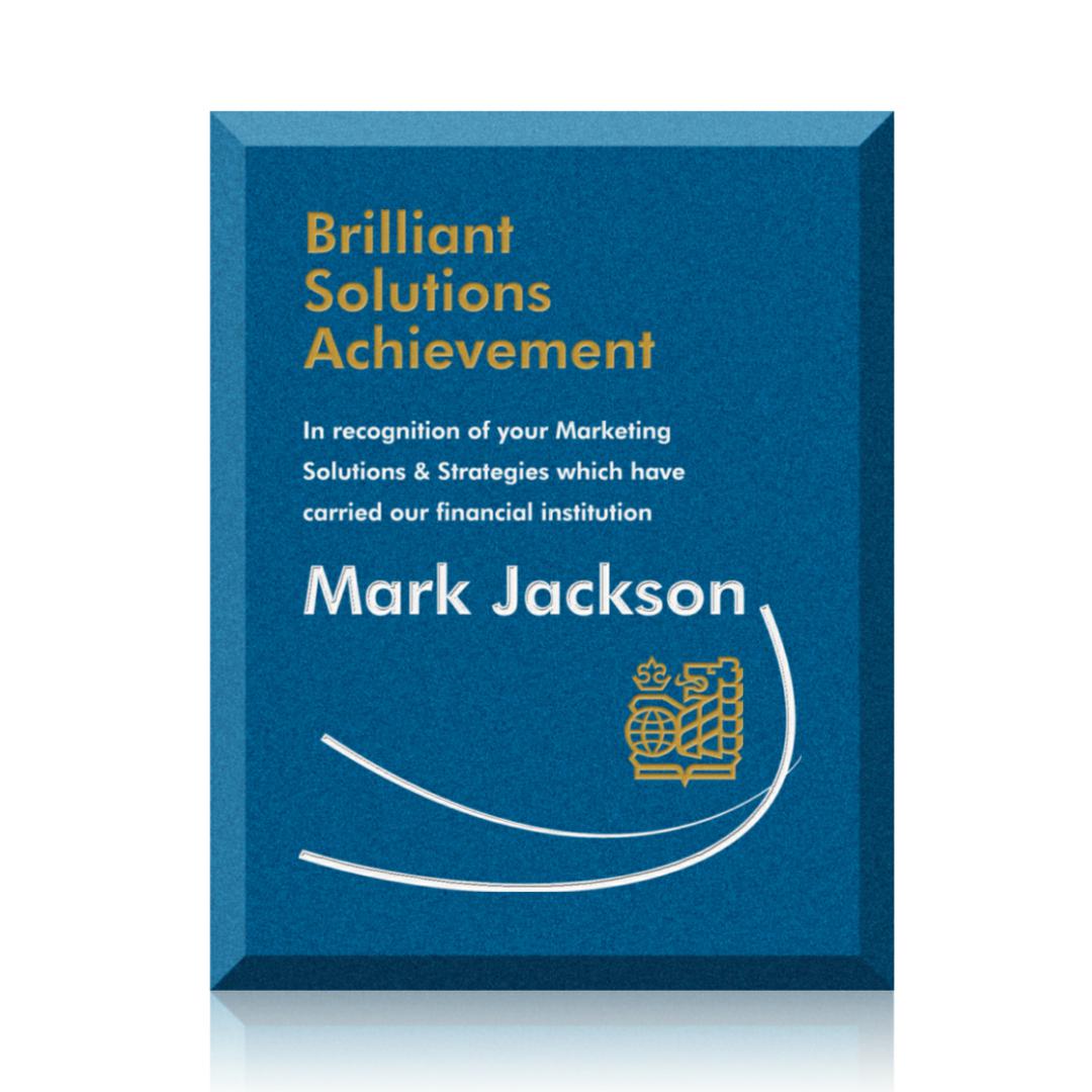 Rollinson Plaque - Blue 5