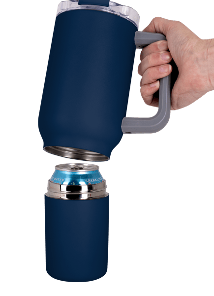Key West 22 oz SS Travel Mug w/Can Cooler 209