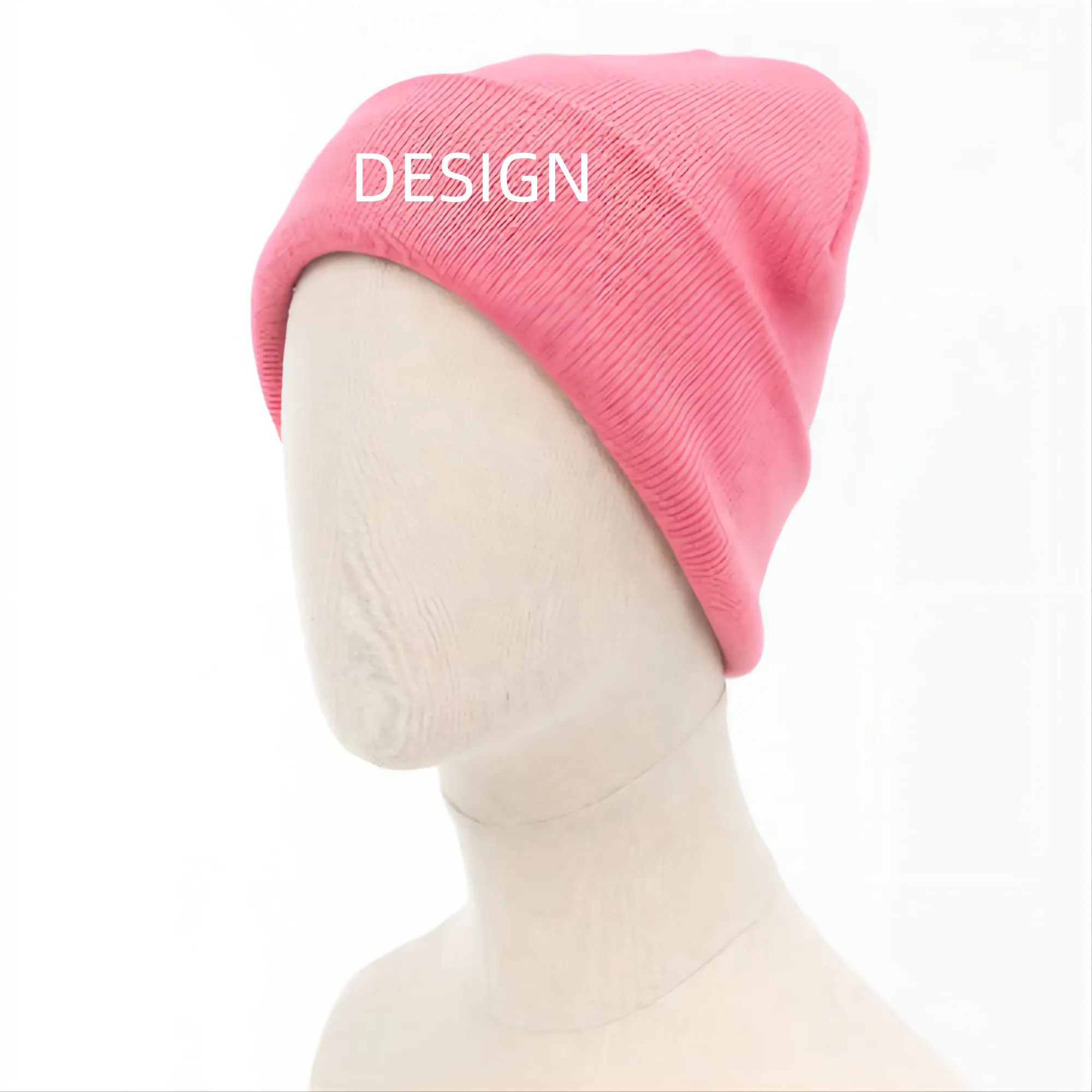 100% Knitted Beanie Cap MOQ 100 PCS 1