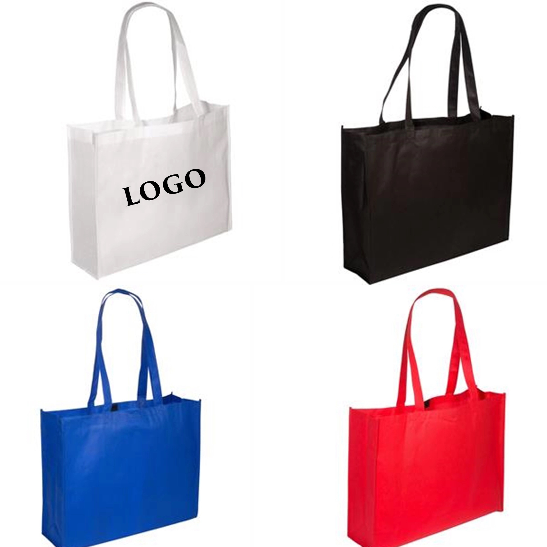 White Non-woven Tote Bag 2