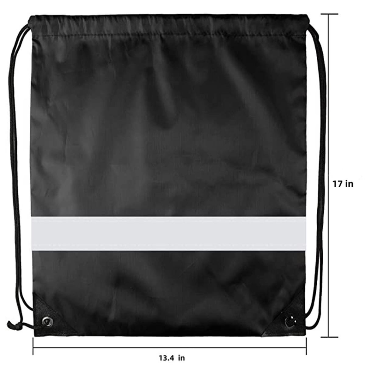 Bulk Reflective Drawstring String Backpack Bags 4