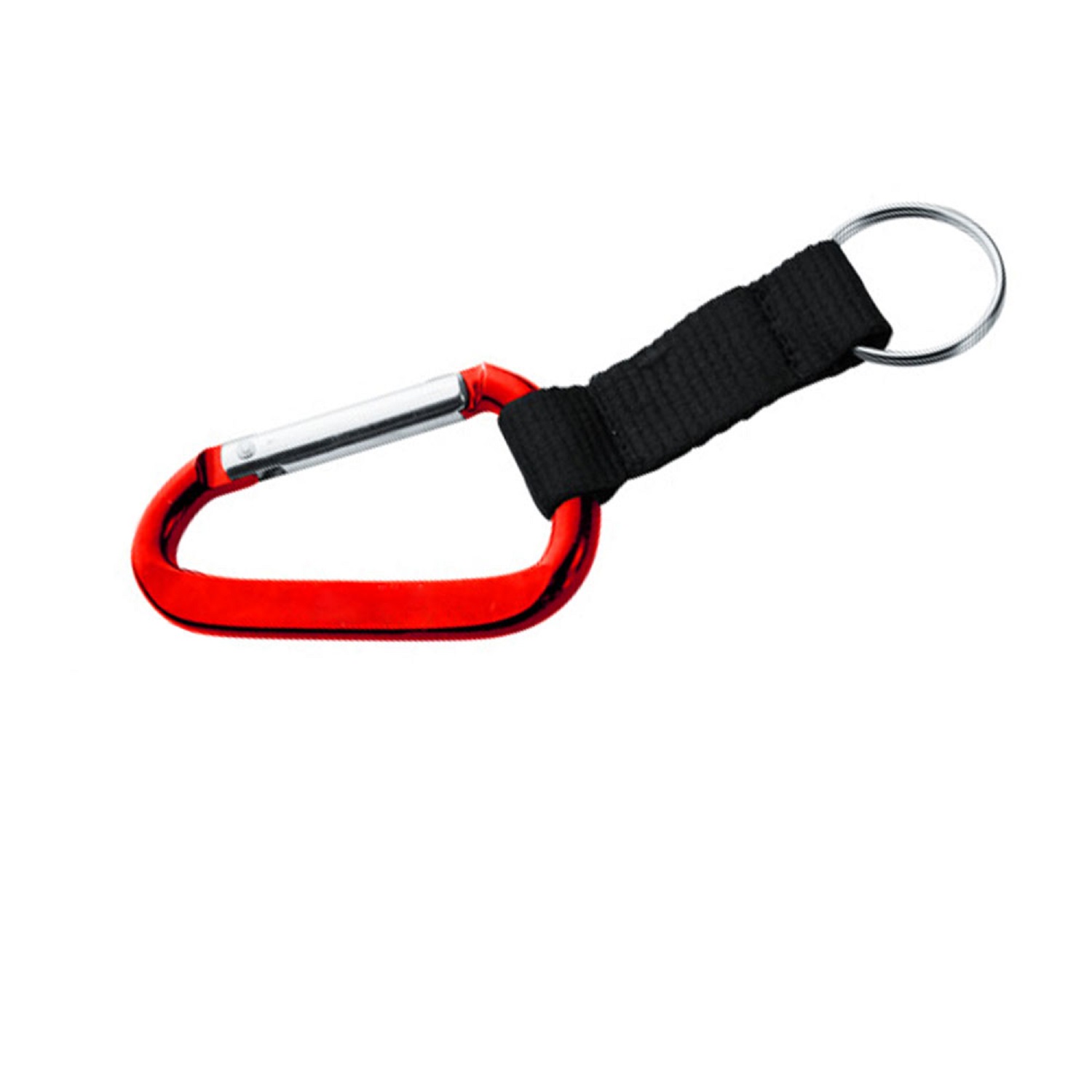 Metal Carabiner with Strap Keychain 5