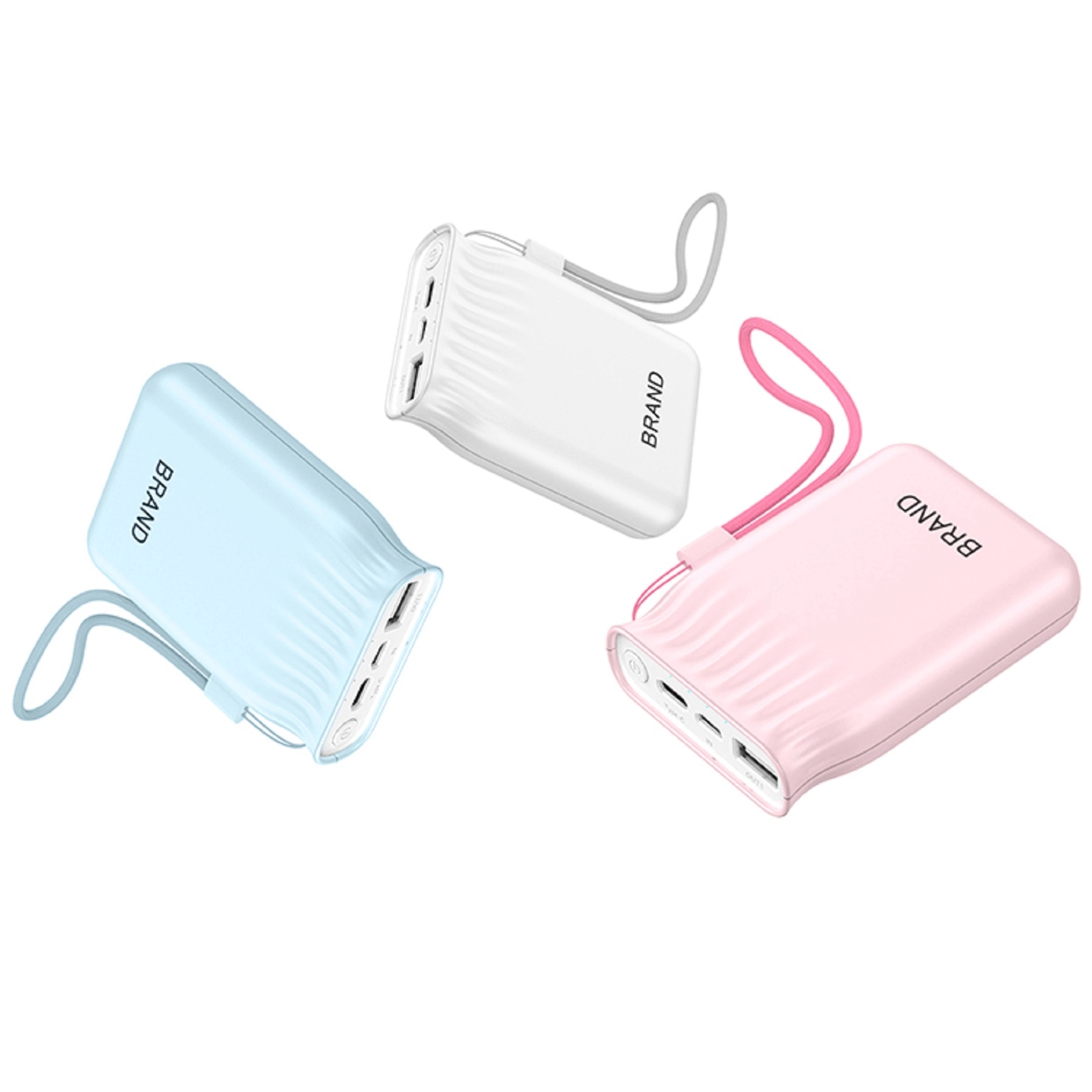 5000mA Sachet Shape Power Bank with Strap 3