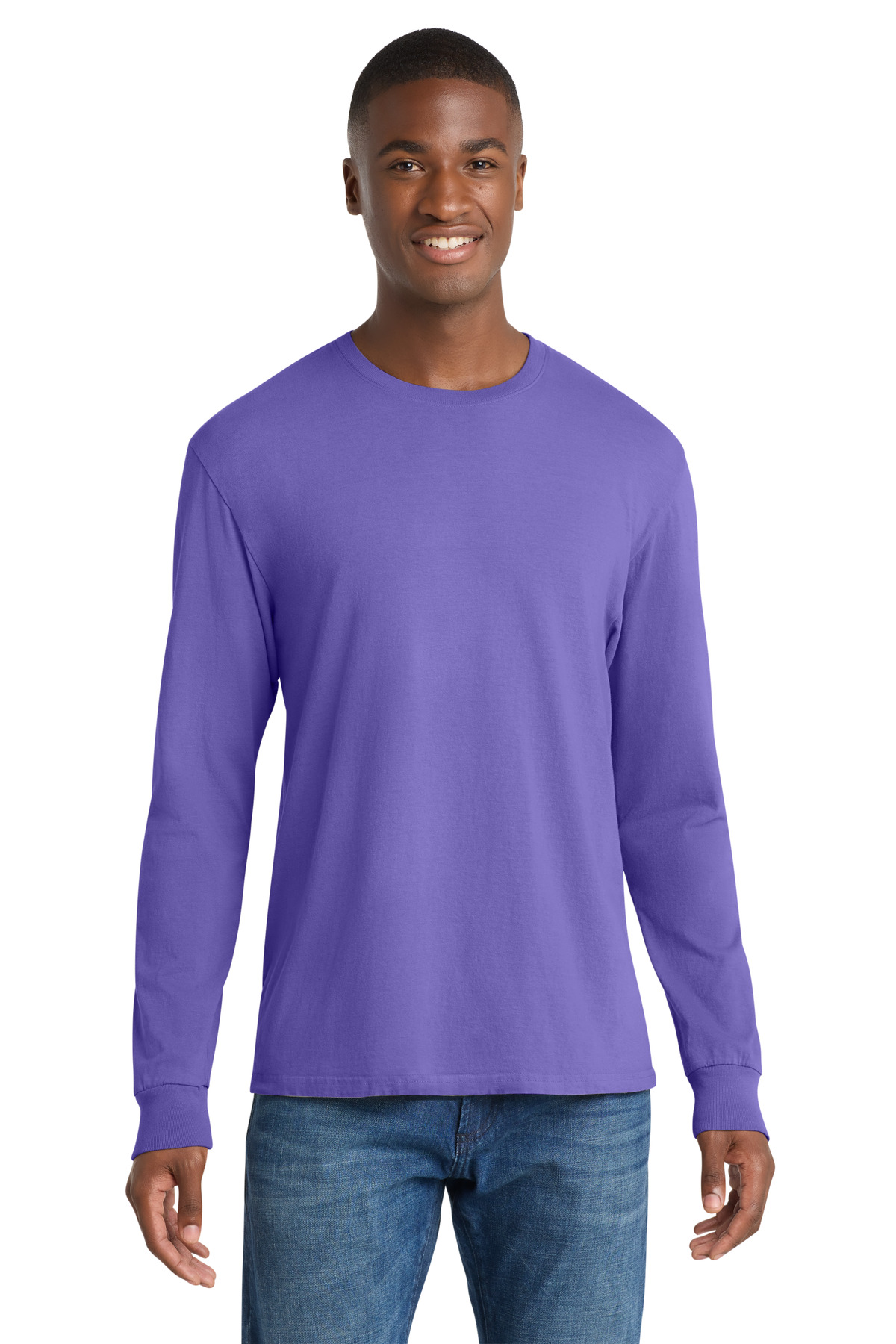 Port & Co Beach Wash Garment-Dyed Long Sleeve Tee PC099LS 45
