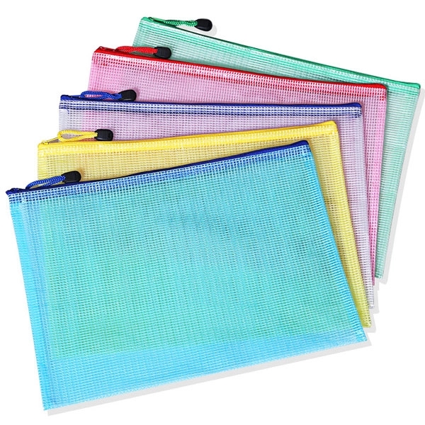 A4 Size PVC Zipper Waterproof File Bag 3