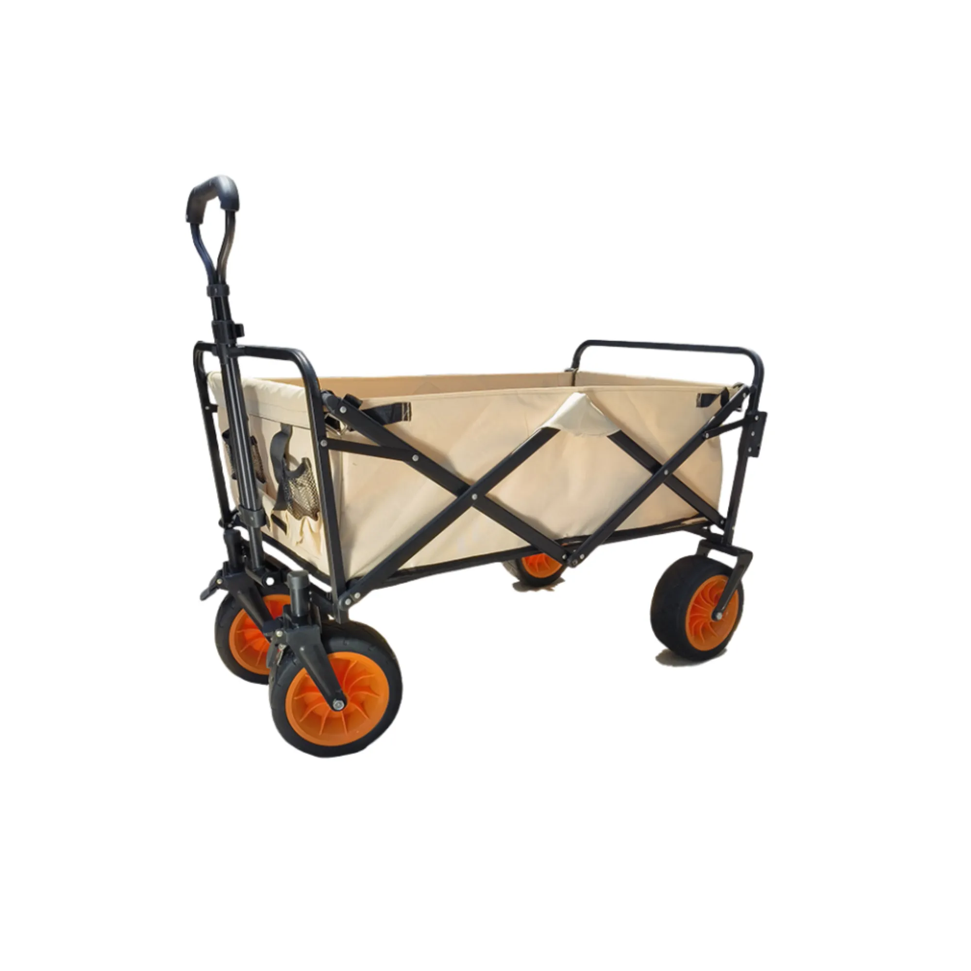 Collapsible Folding Utility Cart w/Beach Wheels 3