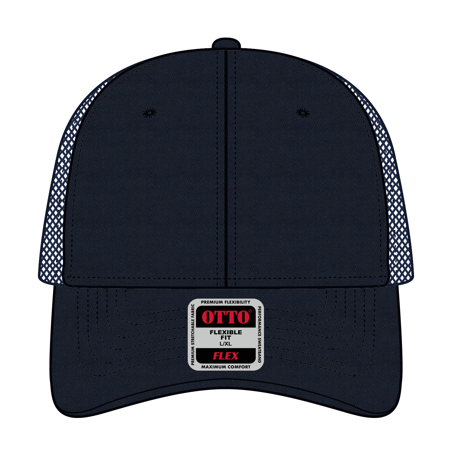 OTTO CAP® OTTO FLEX® Fitted 6 Panel Low Profile Baseball Cap 22