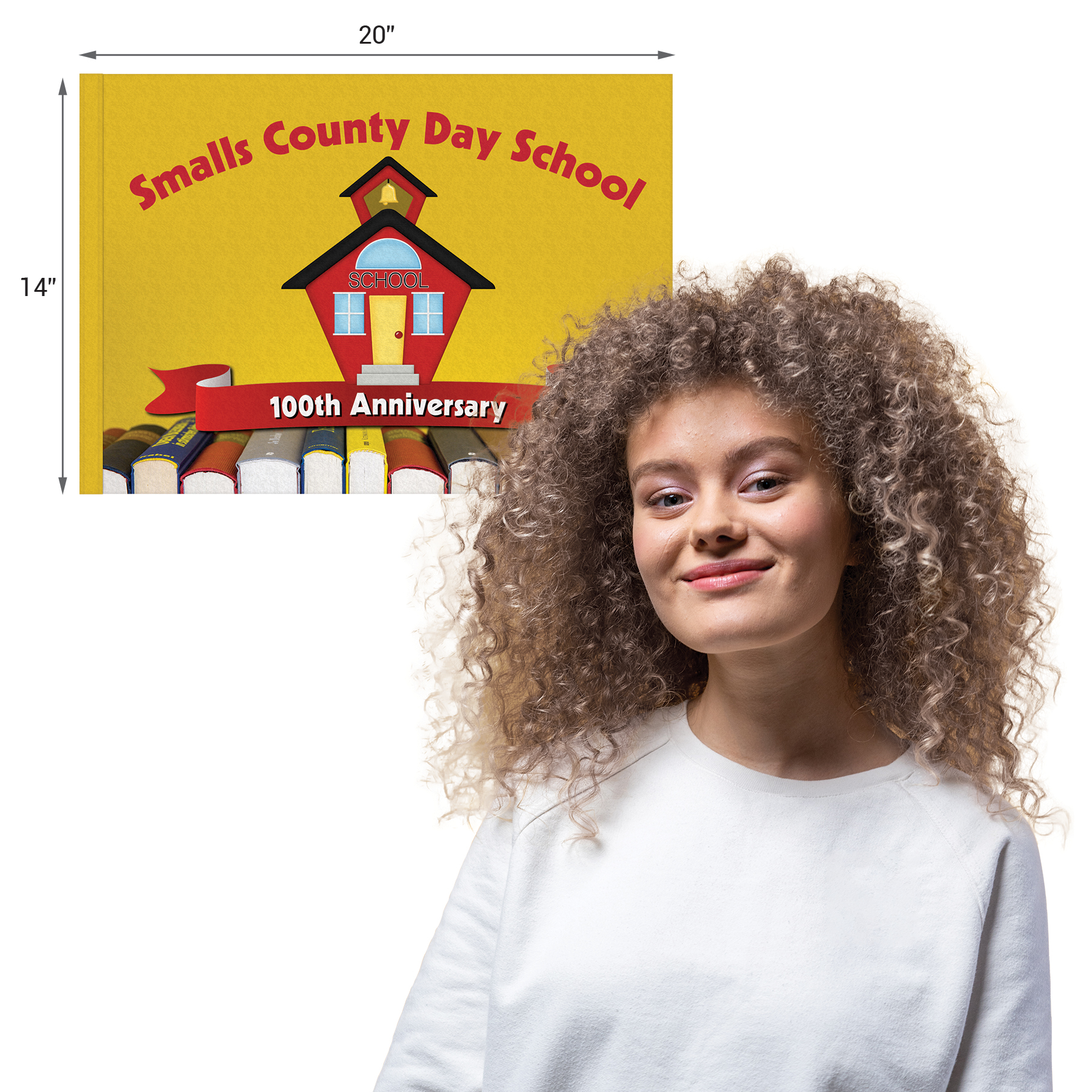 14" x 20" Rectangle Shaped Felt Banner 10