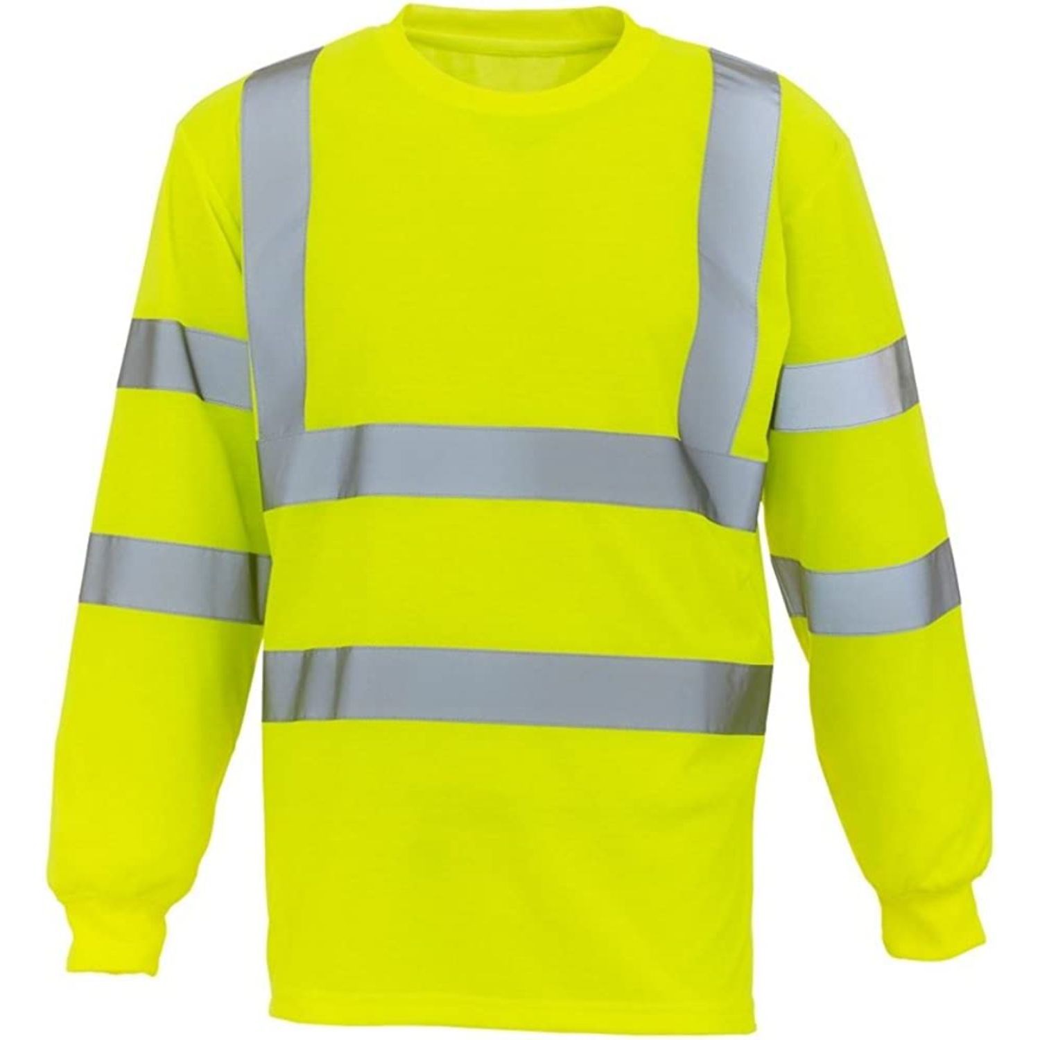 3.8 oz. Polyester Class 3 Odor Reducing Double Band Reflective Tape Safety T-Shirt 1