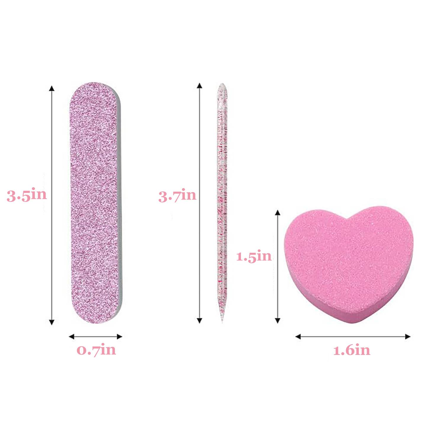 Professional 3-In-1 Nail Art Kit – File, Buffer & Picker 5