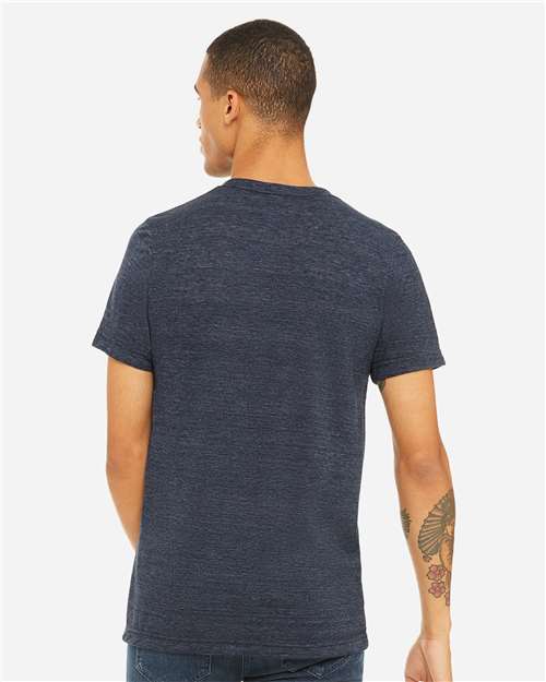 Unisex Textured Jersey V-Neck Tee - 3655 45