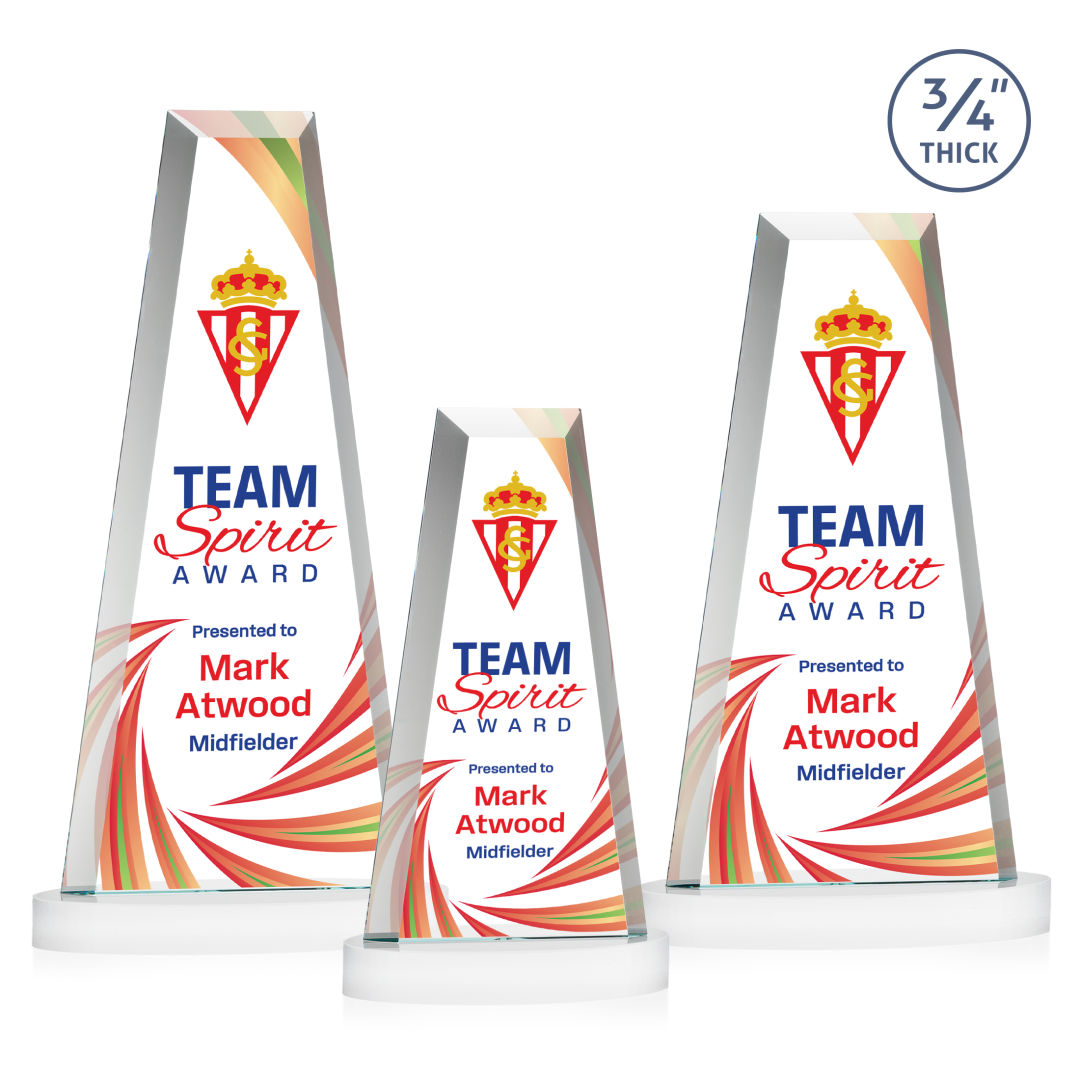 Imperial VividPrint™ Award on Alberton Base - White