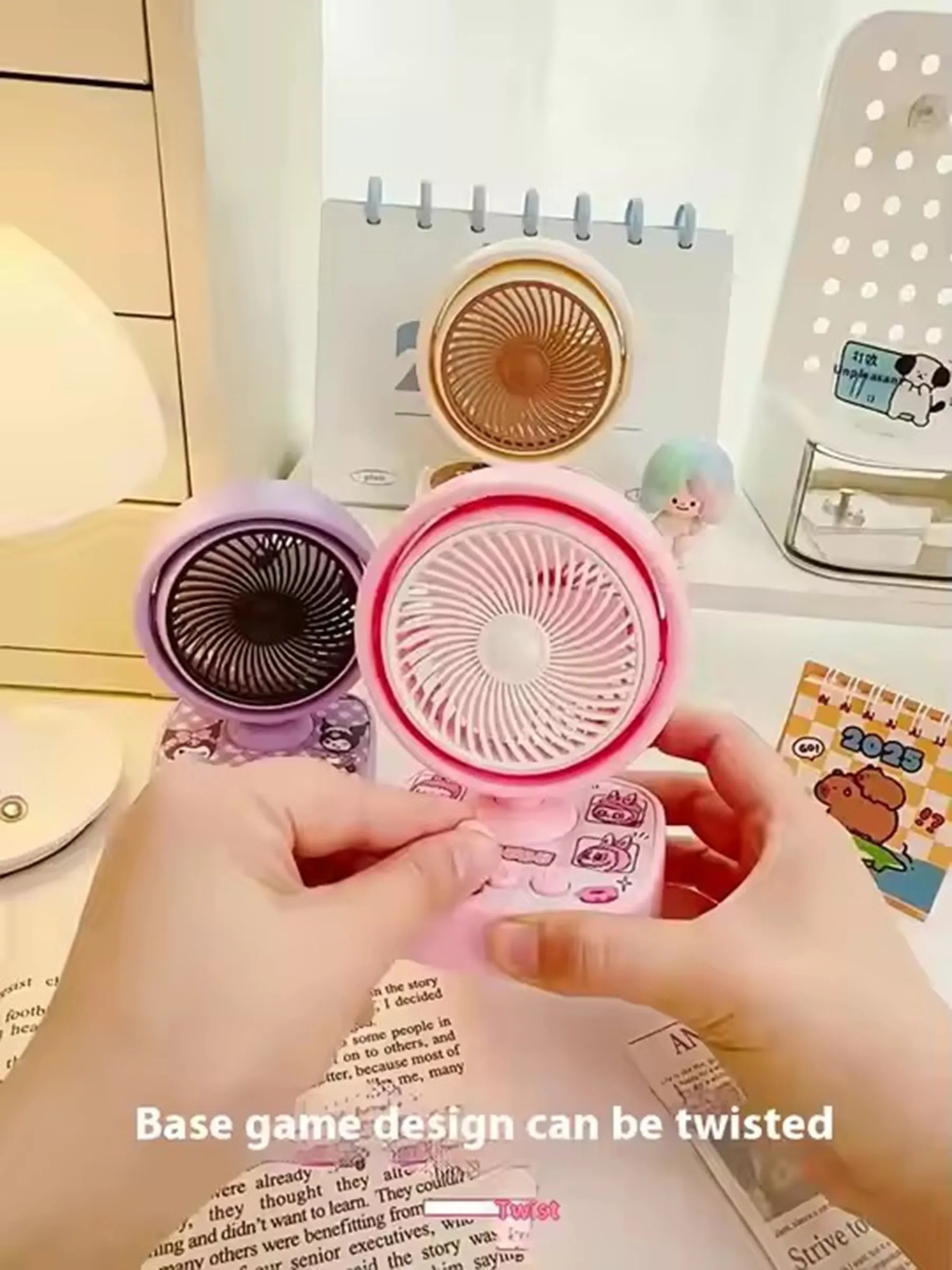 500 mAh Game Console Mini Desktop Small Fan 7