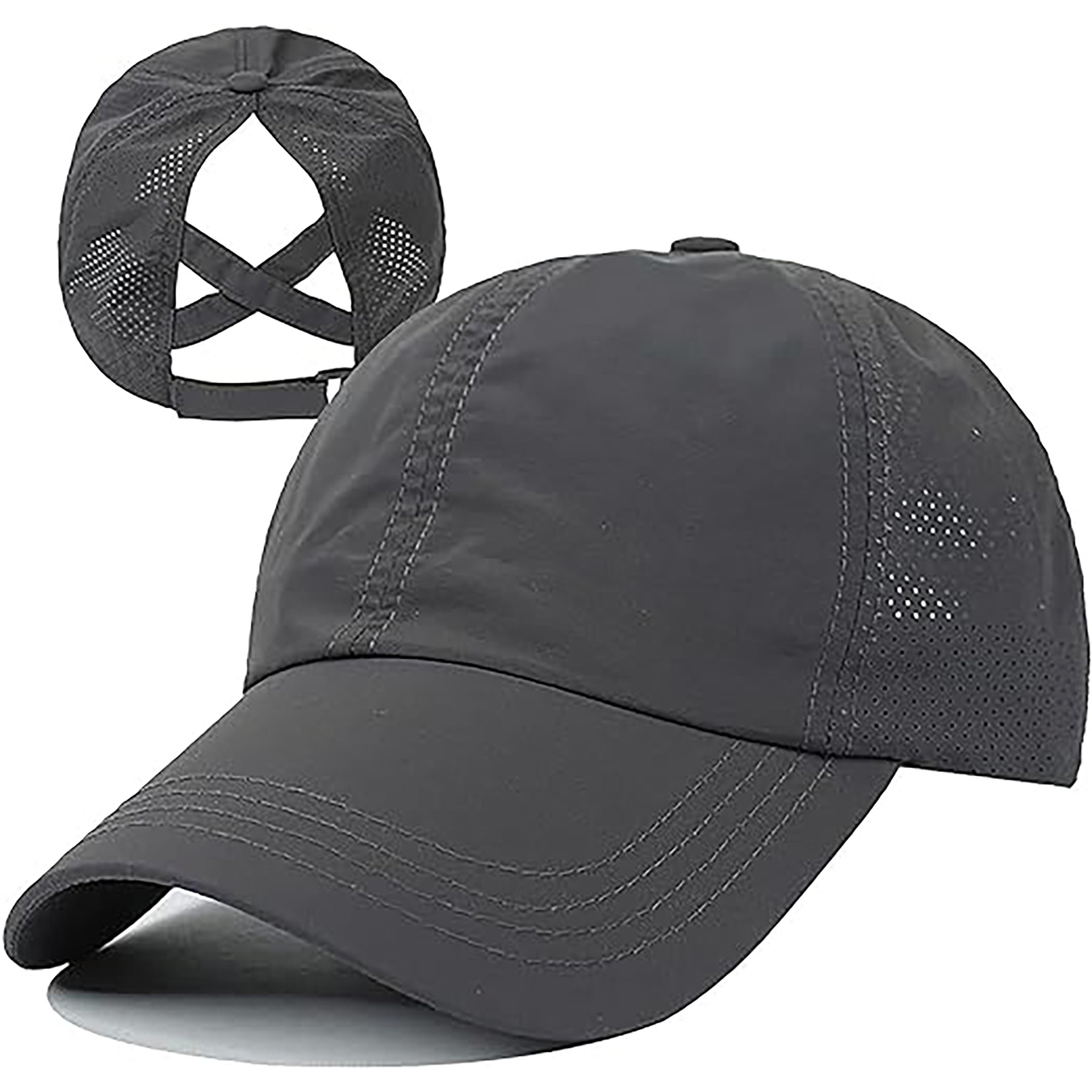 Criss Cross Ponytail Baseball Cap 5