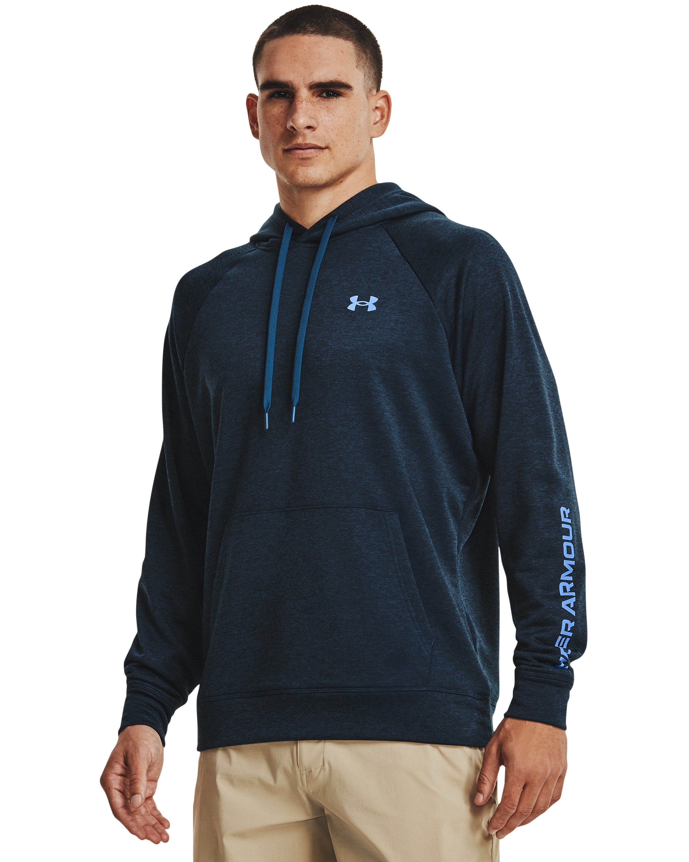 Men's UA Shoreline Terry Hoodie, custom hoodie or sweatshirt with logo imprint 4