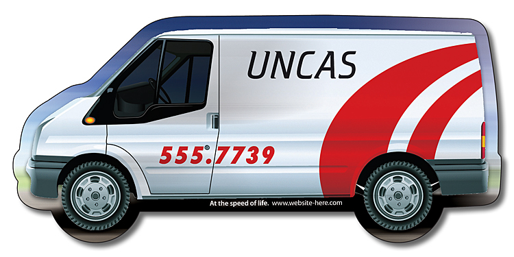 Magnet - Sprinter Van Shape (4.75x2.213) - 30 Mil. 2