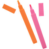 4-Piece Square Recycled Highlighter Set 26