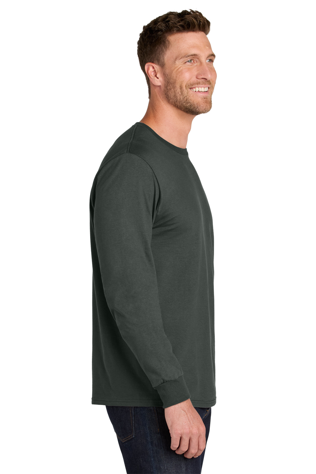 Jerzees Ultimate Unisex Ring Spun Long Sleeve T-Shirt IC46L 40