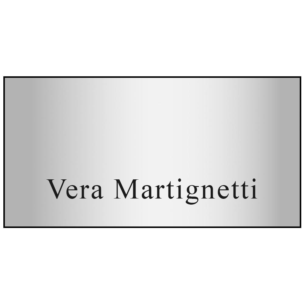 Hollywood Plastic Name Badge (Standard Size 1-1/2" x 3") 4