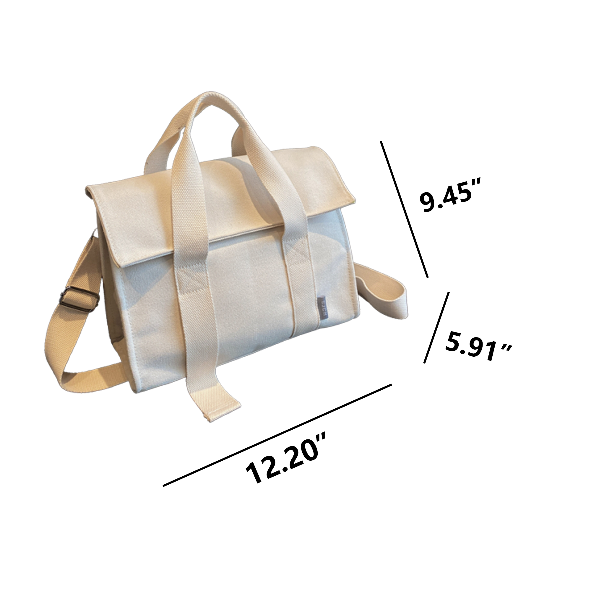 Stylish Canvas Carryall Bag, custom tote bag with logo imprint 7