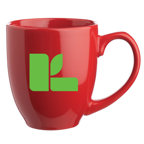 Glossy Bistro Style Ceramic Mug, 16 oz. 20