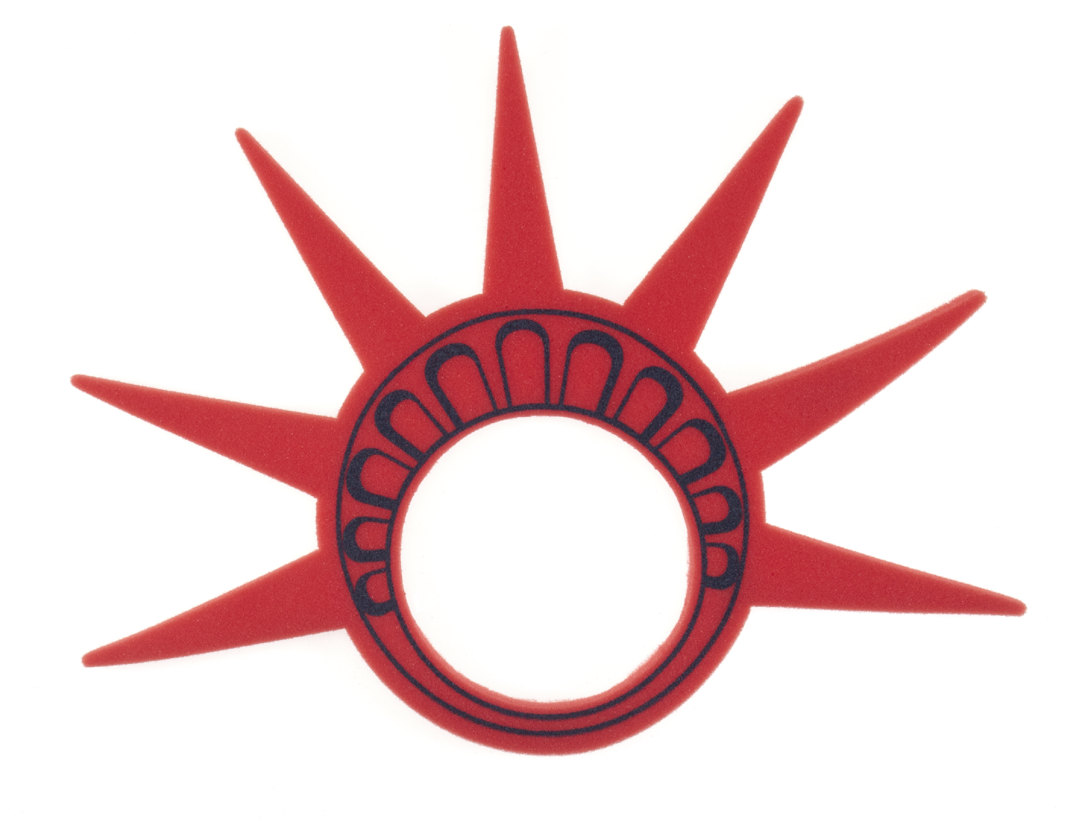 18" Statue of Liberty Foam Novelty Visor 5