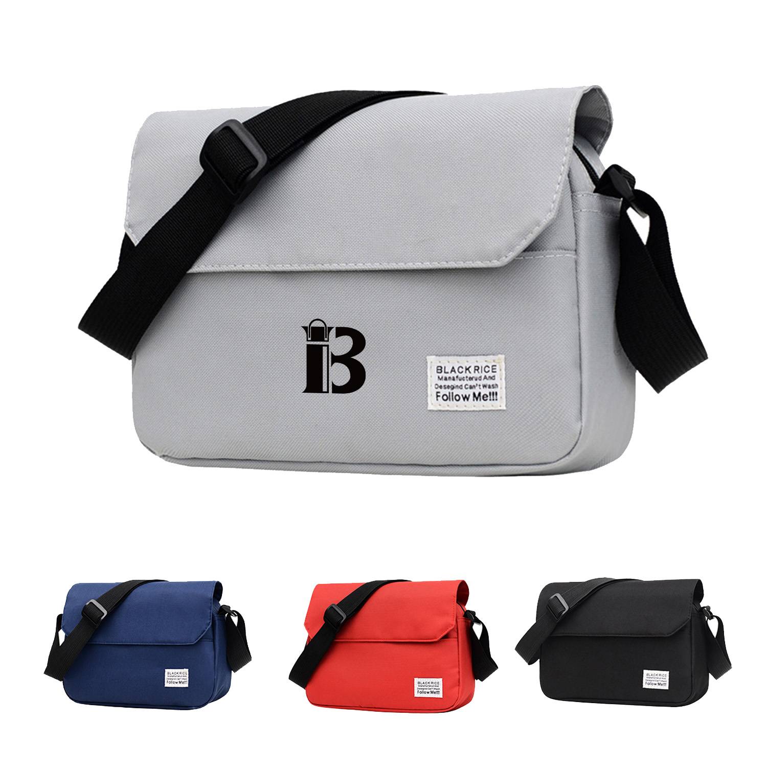 Nylon Messenger Crossbody Bag 2