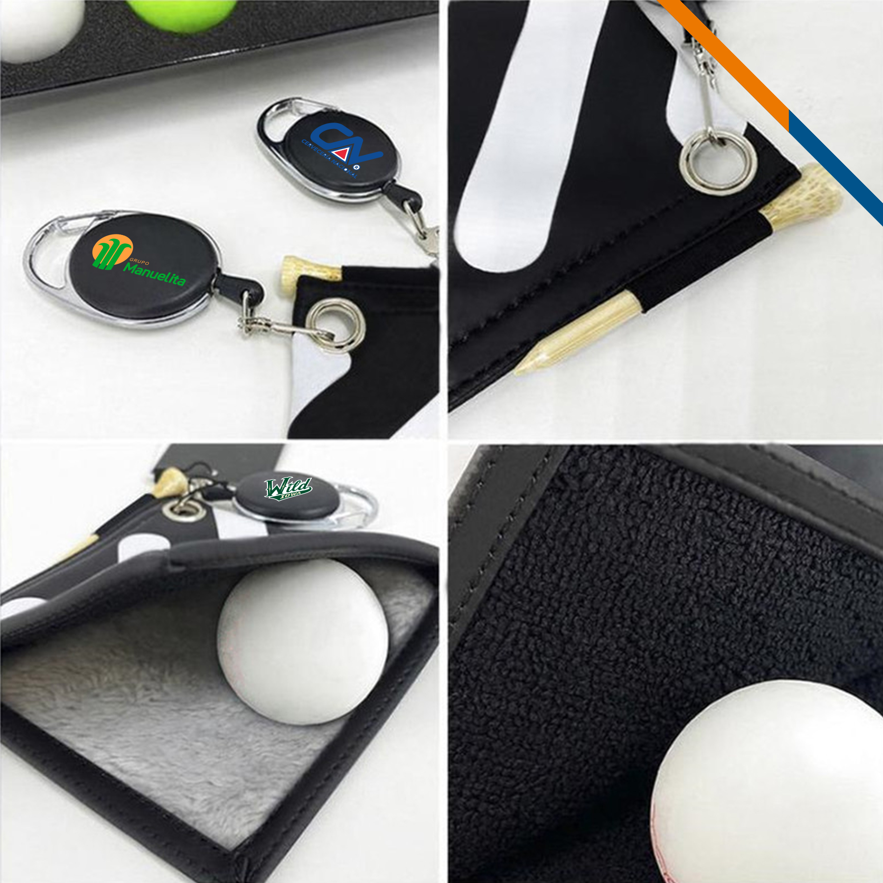 Evon Golf Ball Towel 6