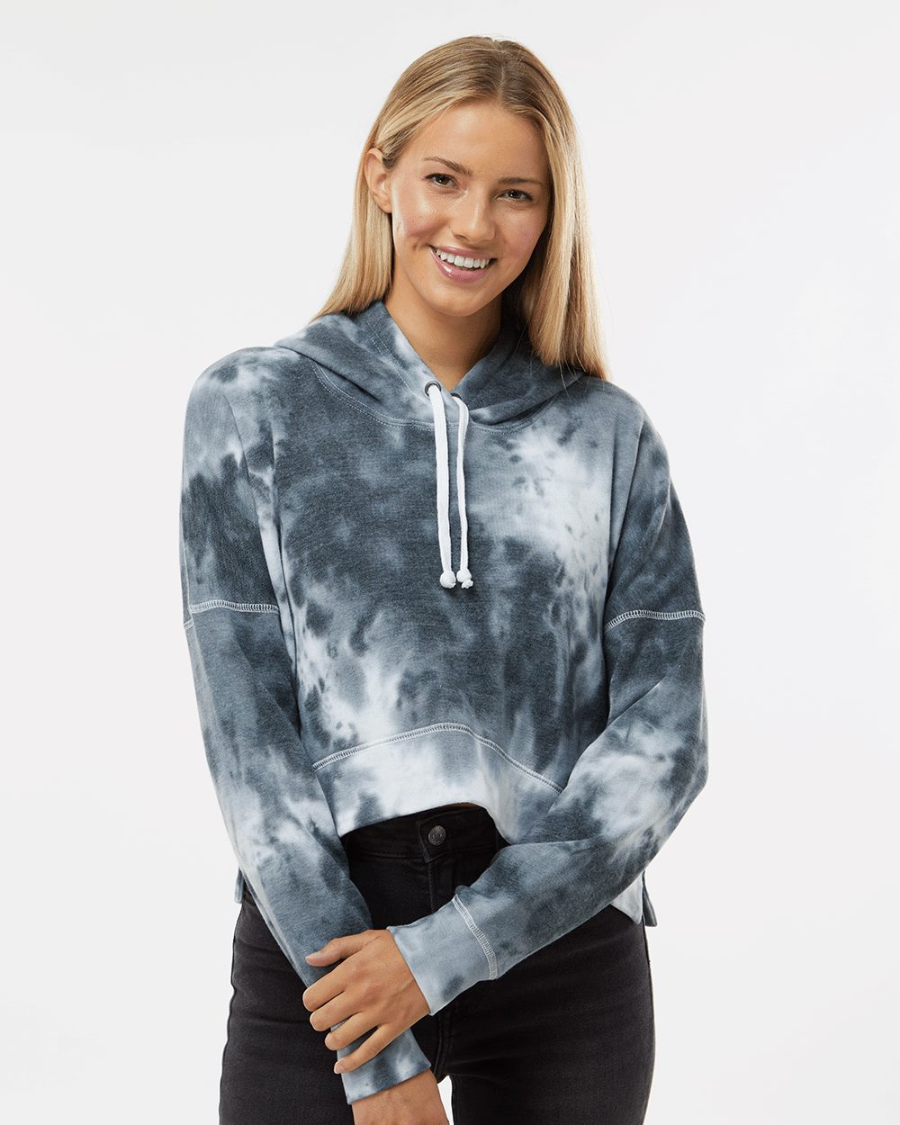 Women's Crop Hooded Sweatshirt - 8853 27
