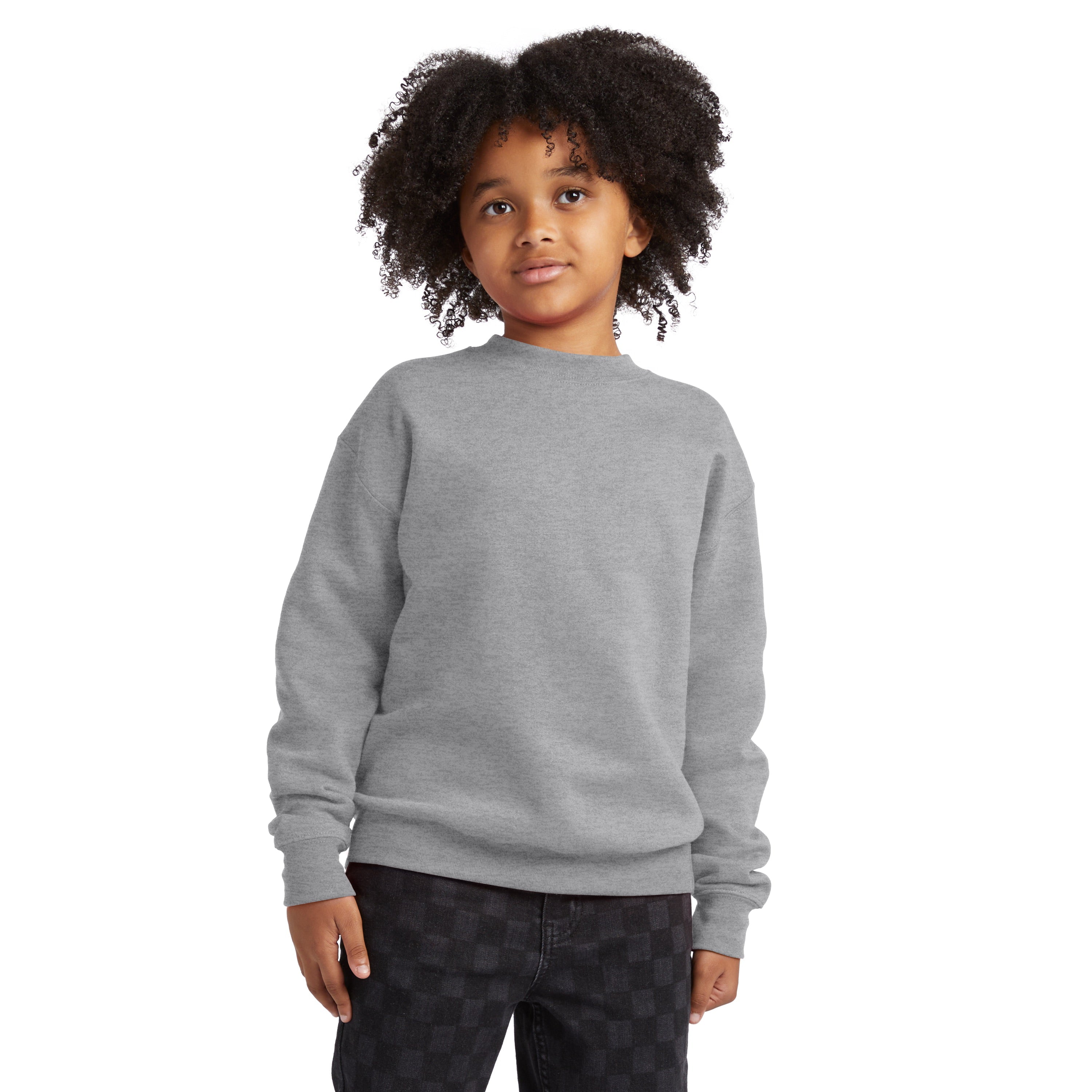 Hanes EcoSmart Fleece Sweatshirt, custom hoodie or sweatshirt with logo imprint 2