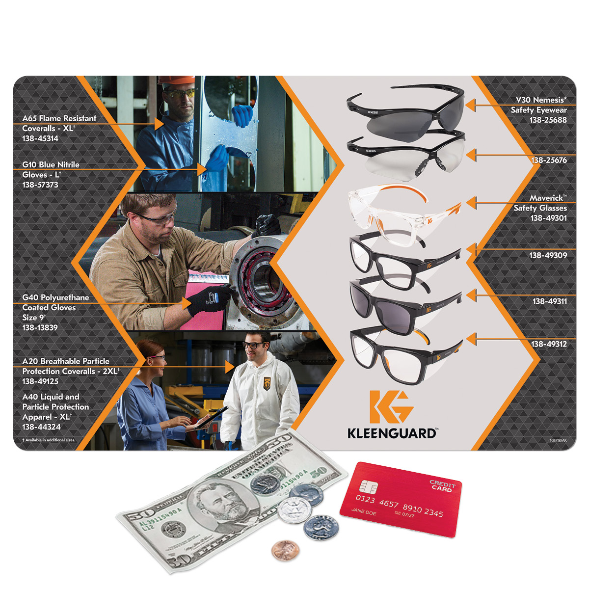 Vynex DuraTec Counter Mat-10"x15"x1/16"