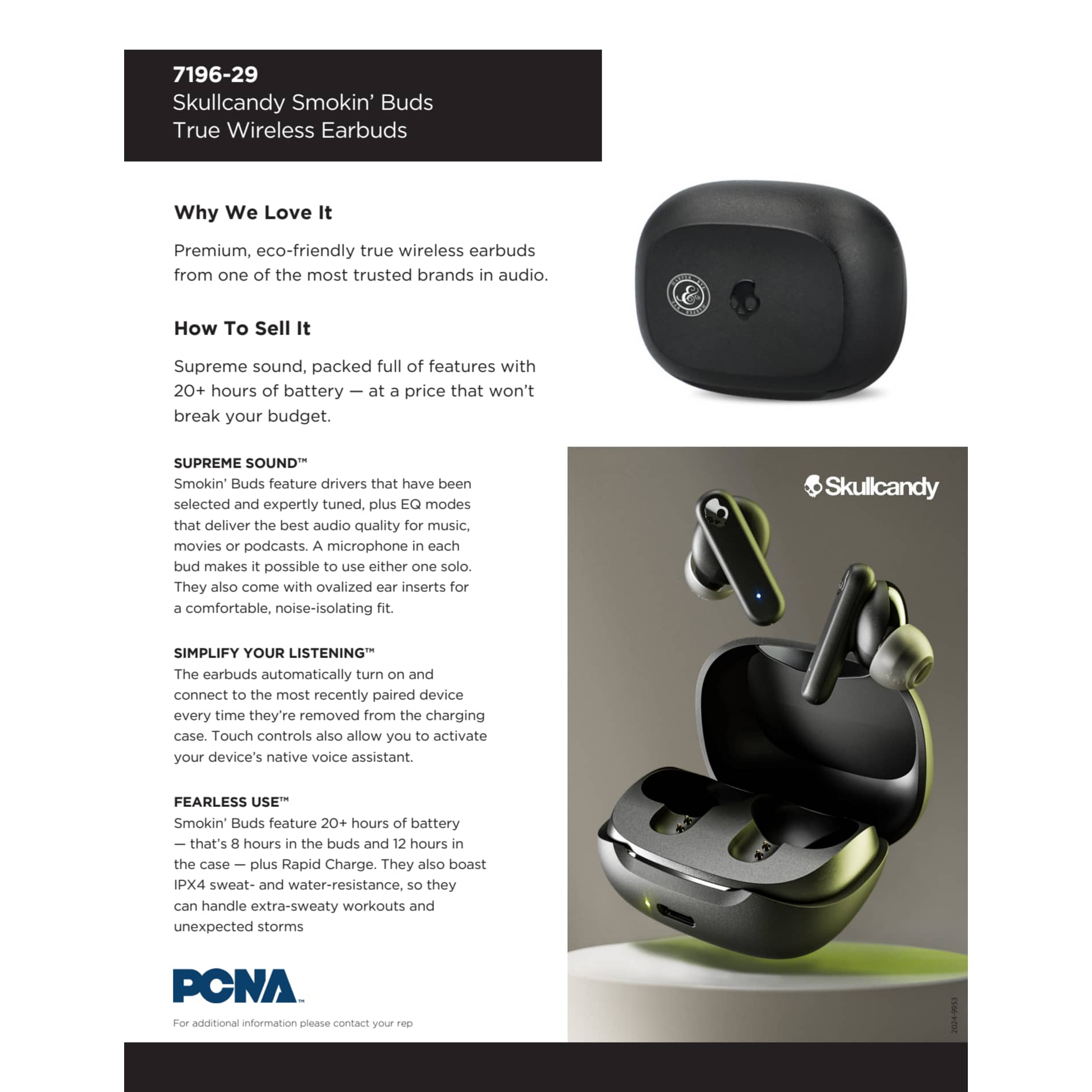 Skullcandy Smokin' Buds True Wireless Earbuds 41