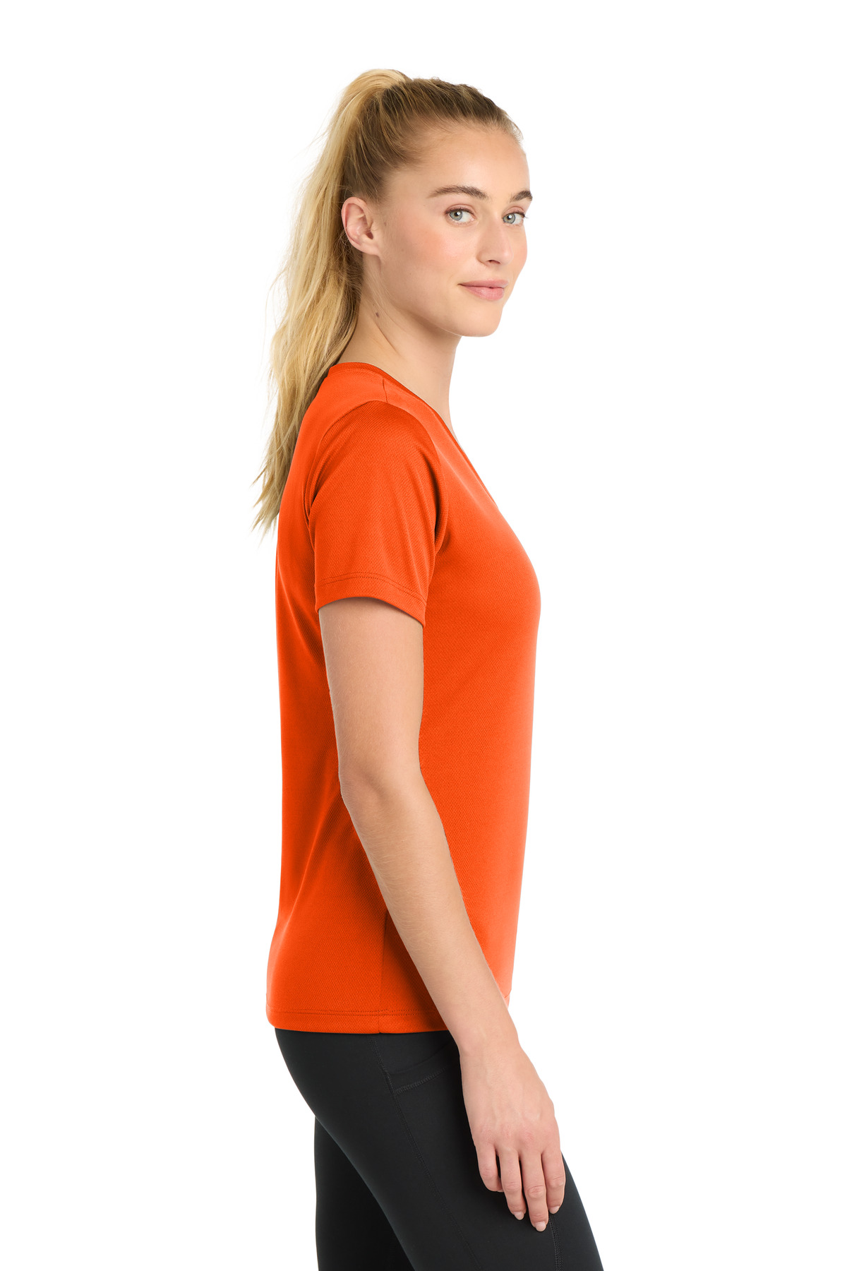 Sport-Tek Women's PosiCharge RacerMesh V-Neck Tee. LST340 61