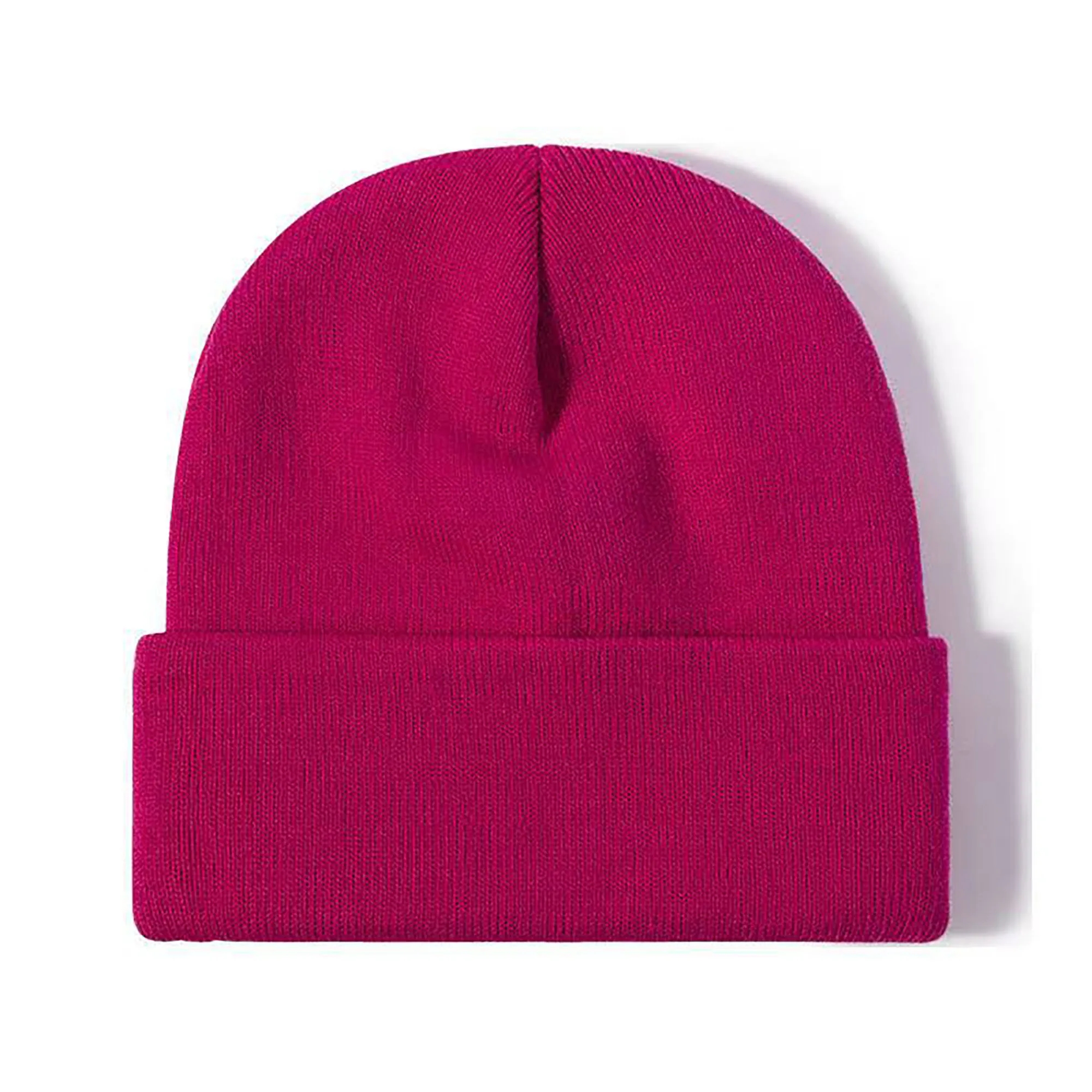 Acrylic Beanie Knit Hat MOQ 50pcs 11