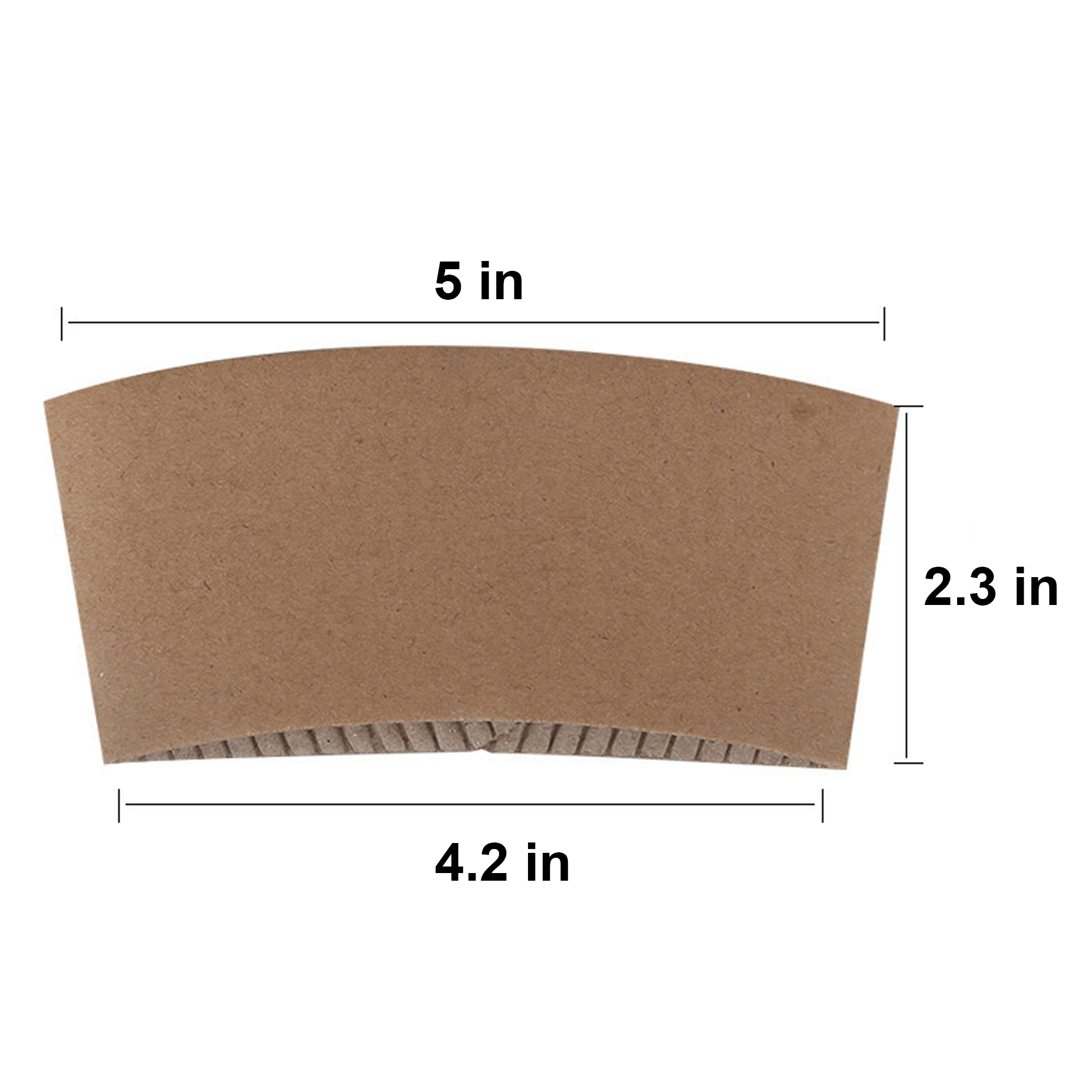 Disposable Corrugated Cup Sleeves Holder 2