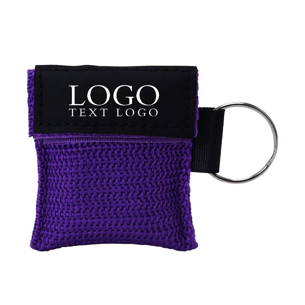 Custom CPR Face Shield Mask Keyring 17
