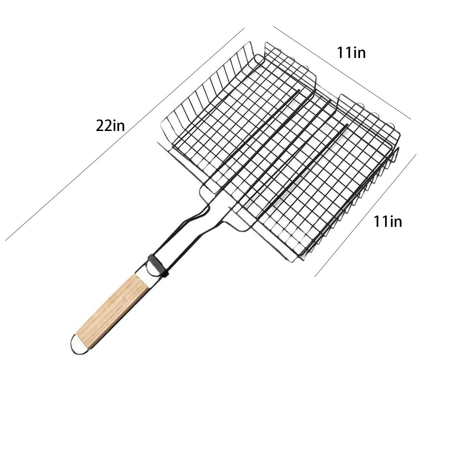 Rustproof Stainless Steel BBQ Grilling Basket 3