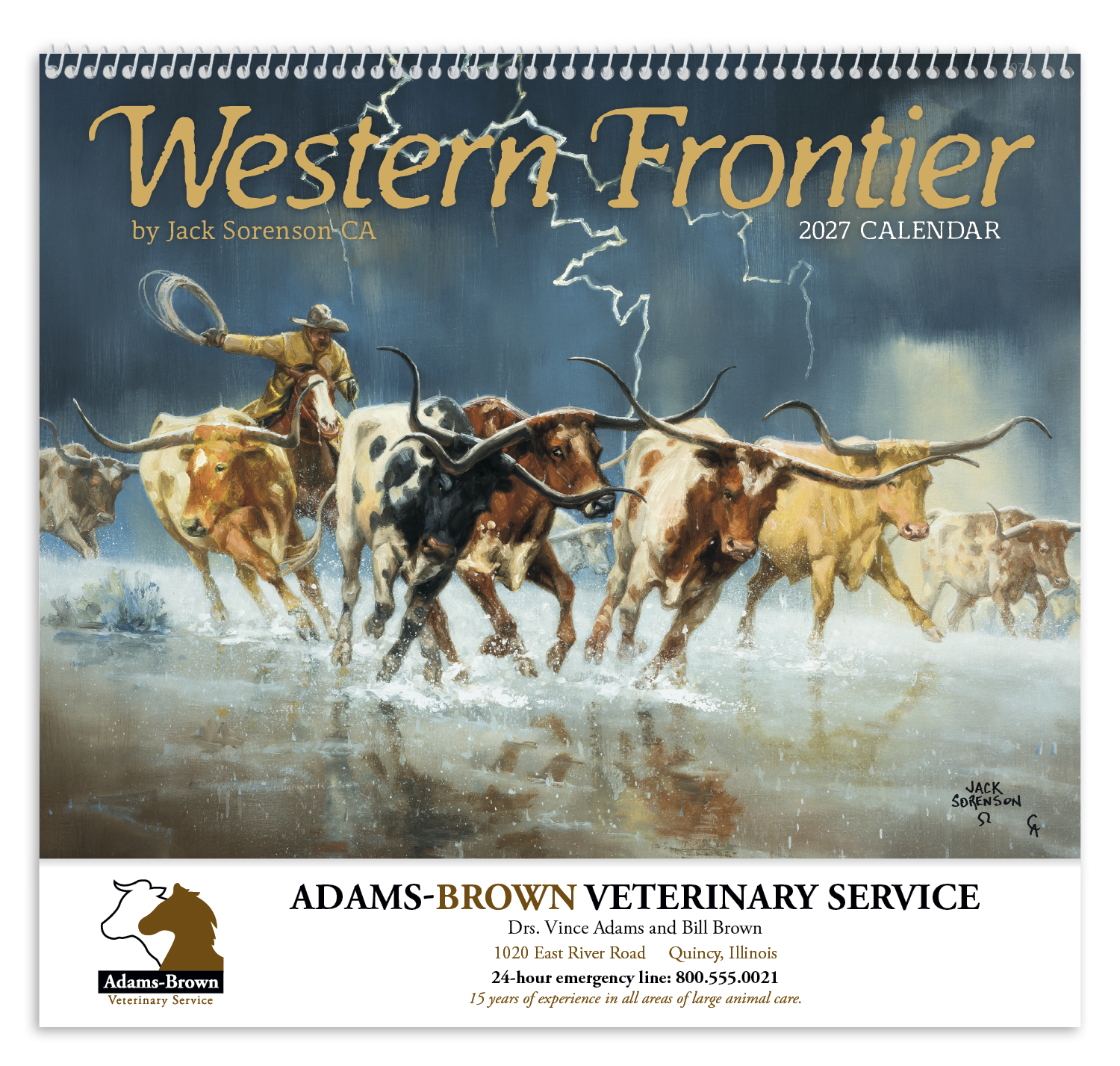 Good Value™ Western Frontier - Spiral Calendar 46