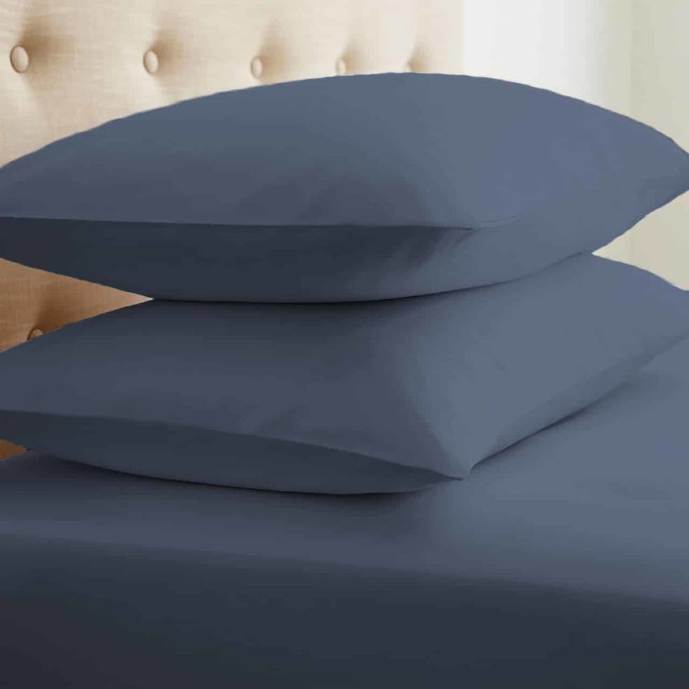 Microfiber Pillowcase Sets - Navy Standard 2 Pack 1