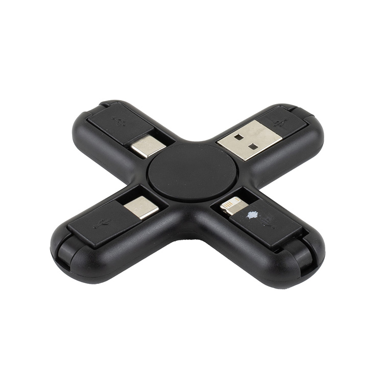 "PLAY & CHARGE 2.0" 5-in-1 Cell Phone Charging Cable Spinner 7