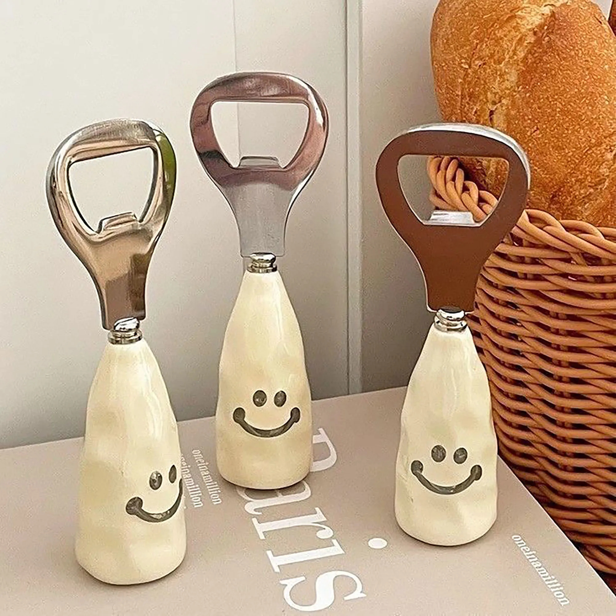 Wooden Handle Beer Bottle Opener With Logo For Party 3