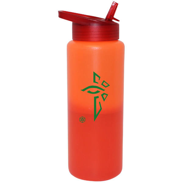 Mood 32 oz. Sports Bottle with Straw Cap Lid 23