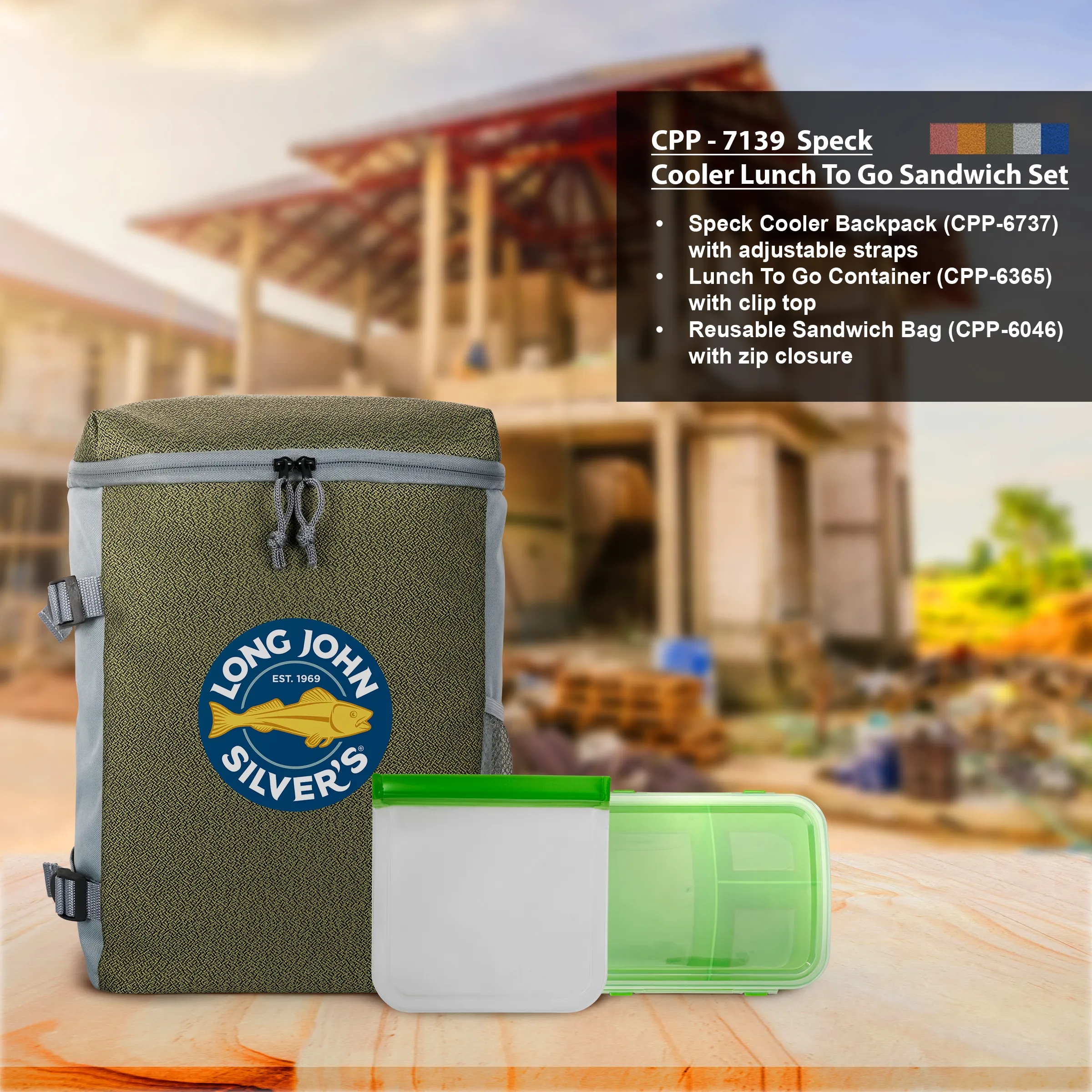 SPECK COOLER LUNCH TO GO SANDWICH SET 1