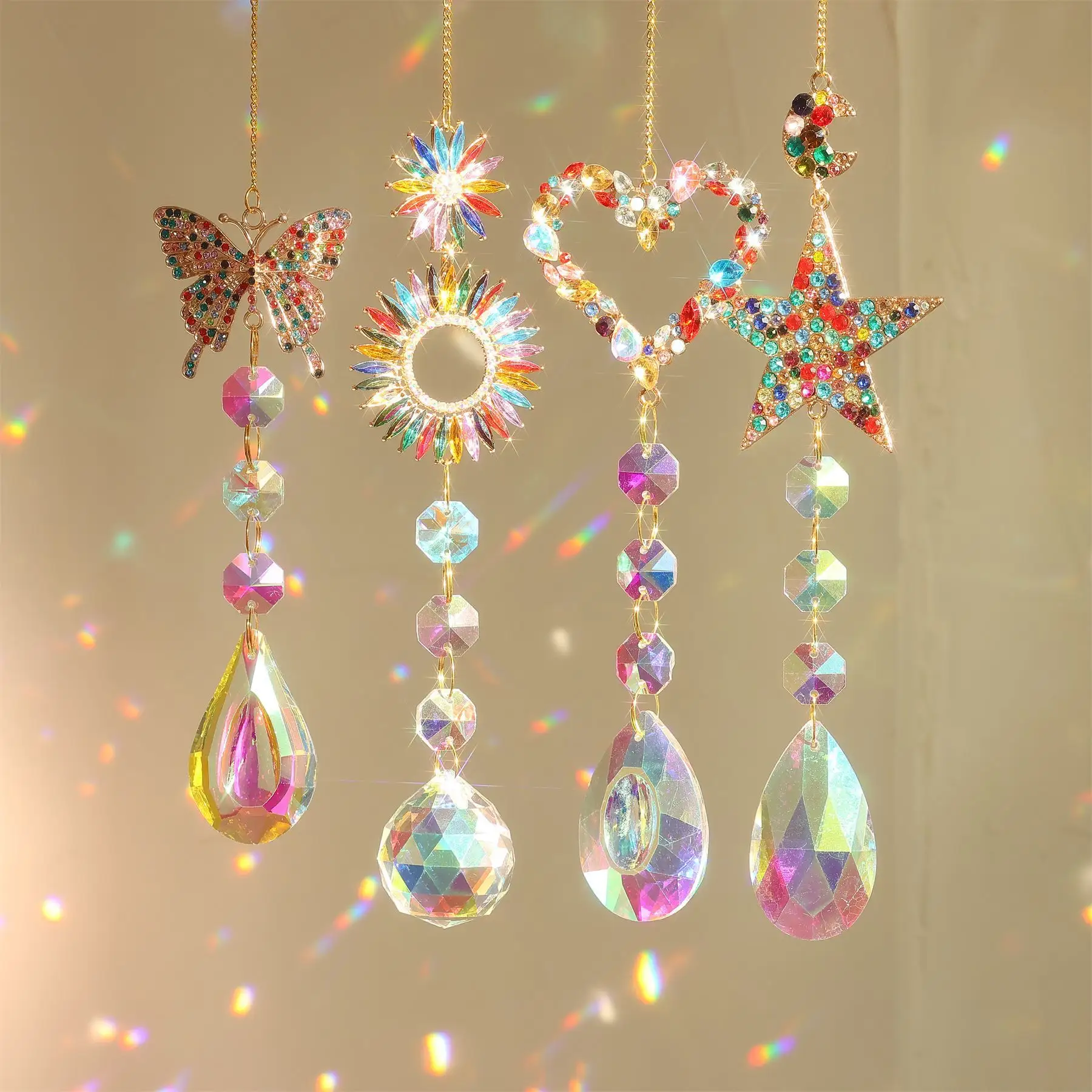Colorful Crystal Suncatcher 1